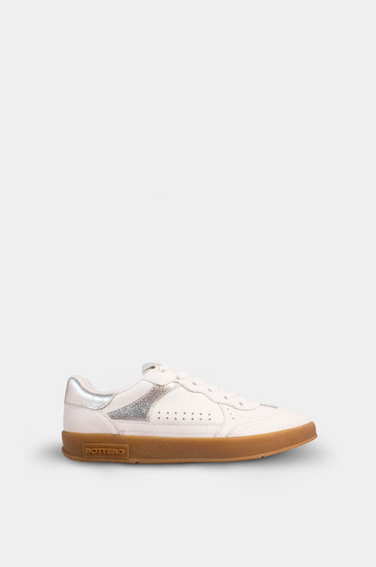 TENIS PARA MUJER FLEX CUERO BLANCO