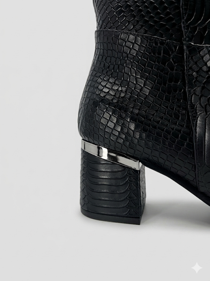 BOTAS PARA MUJER VALKIRIA CUERO NEGRO