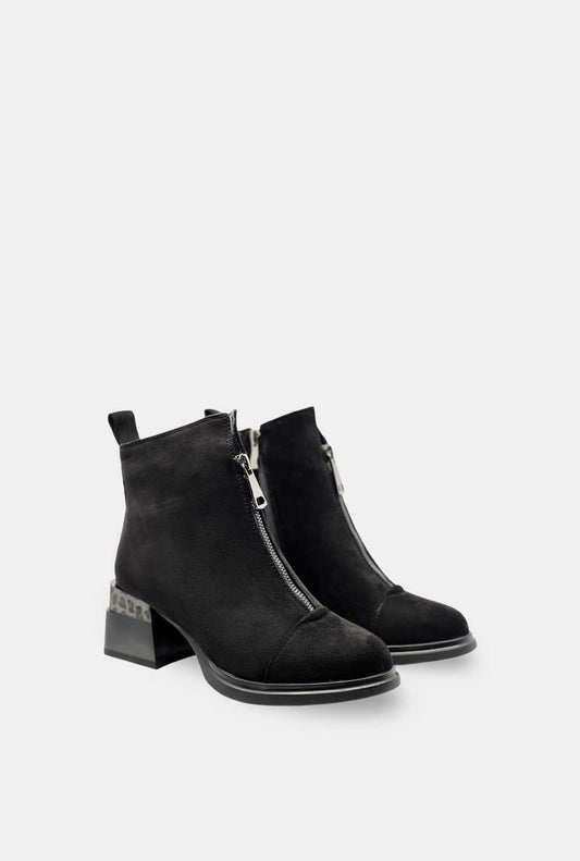BOTINES PARA MUJER OPALINE NEGRO