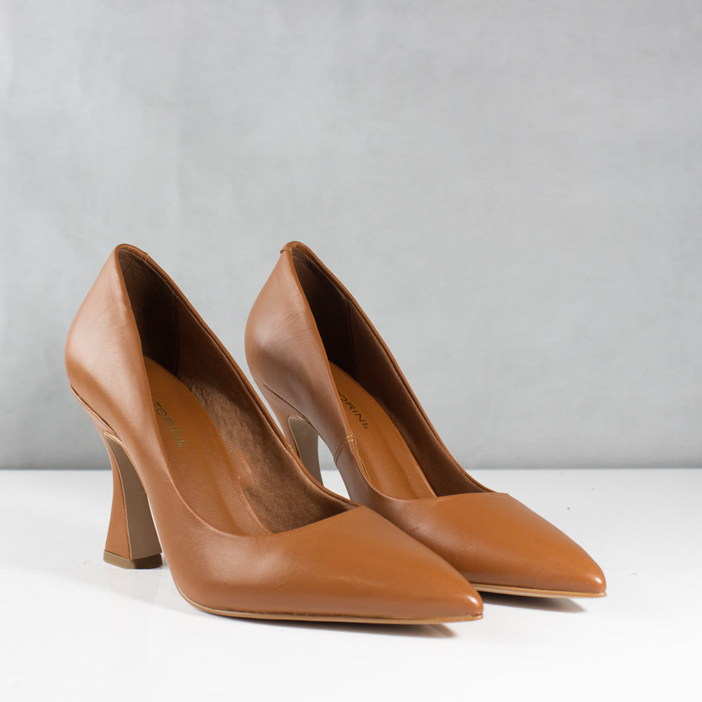 TACONES PARA MUJER LUCIA CUERO CAMEL