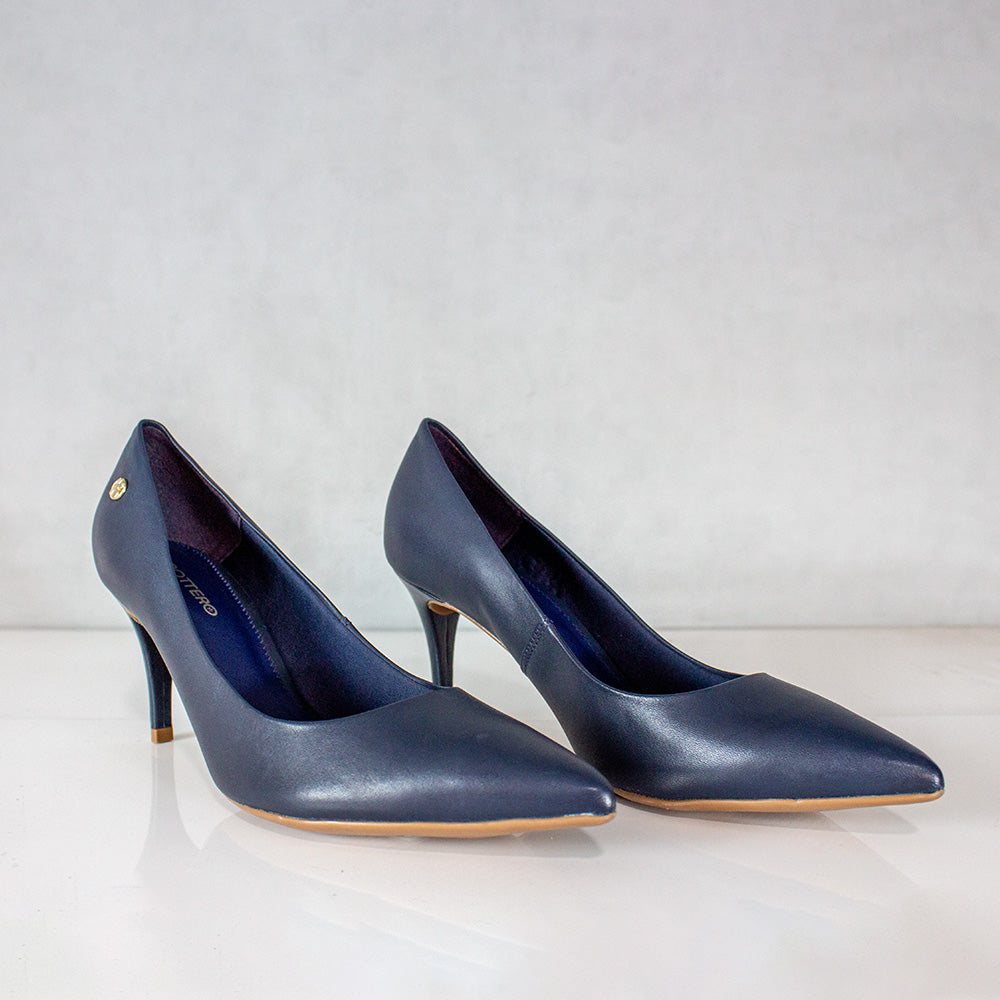TACONES PARA MUJER SWIFT CUERO AZUL