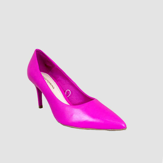 TACONES PARA MUJER OLIVA CUERO DORADO