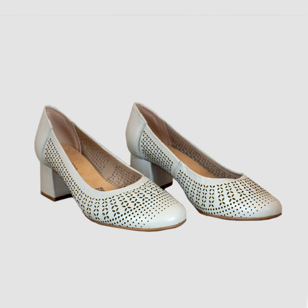 TACONES PARA MUJER ORIAN CUERO BEIGE