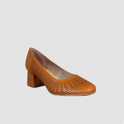 TACONES PARA MUJER ORIAN CUERO CAMEL