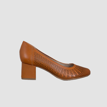 TACONES PARA MUJER ORIAN CUERO CAMEL