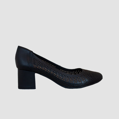TACONES PARA MUJER ORIAN CUERO NEGRO