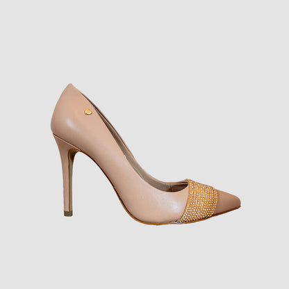 TACONES PARA MUJER QUINO CUERO NUDE