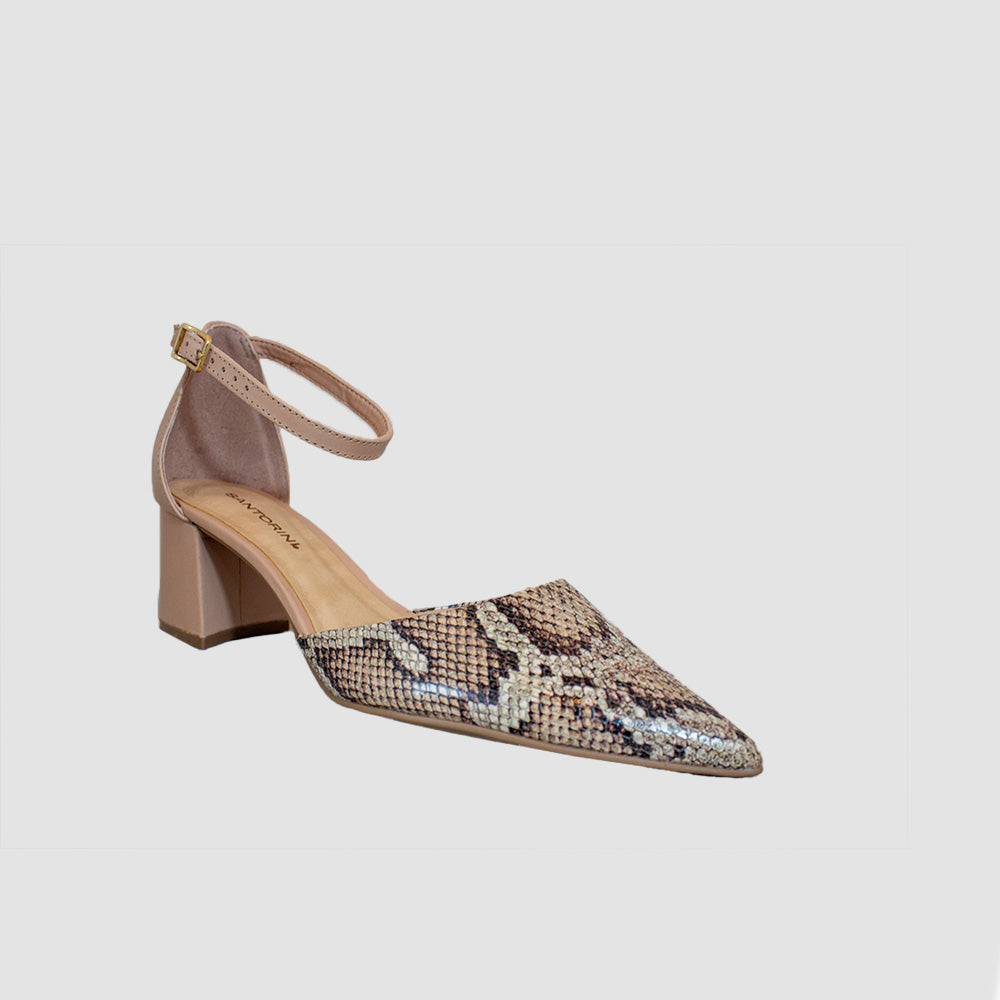 TACONES PARA MUJER KALI CUERO ANIMAL PRINT