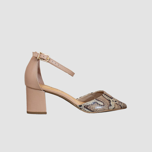 TACONES PARA MUJER KALI CUERO ANIMAL PRINT