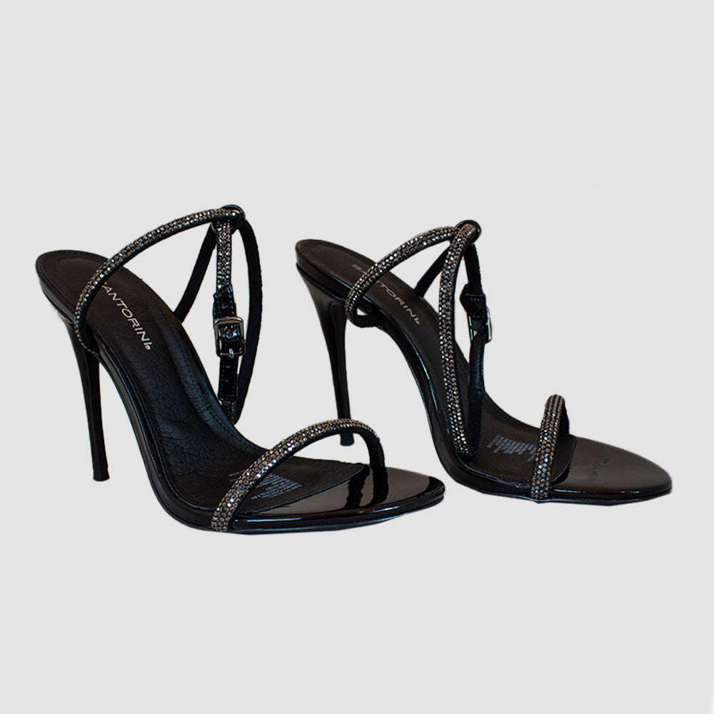 SANDALIAS PARA MUJER TIBA CUERO NEGRO