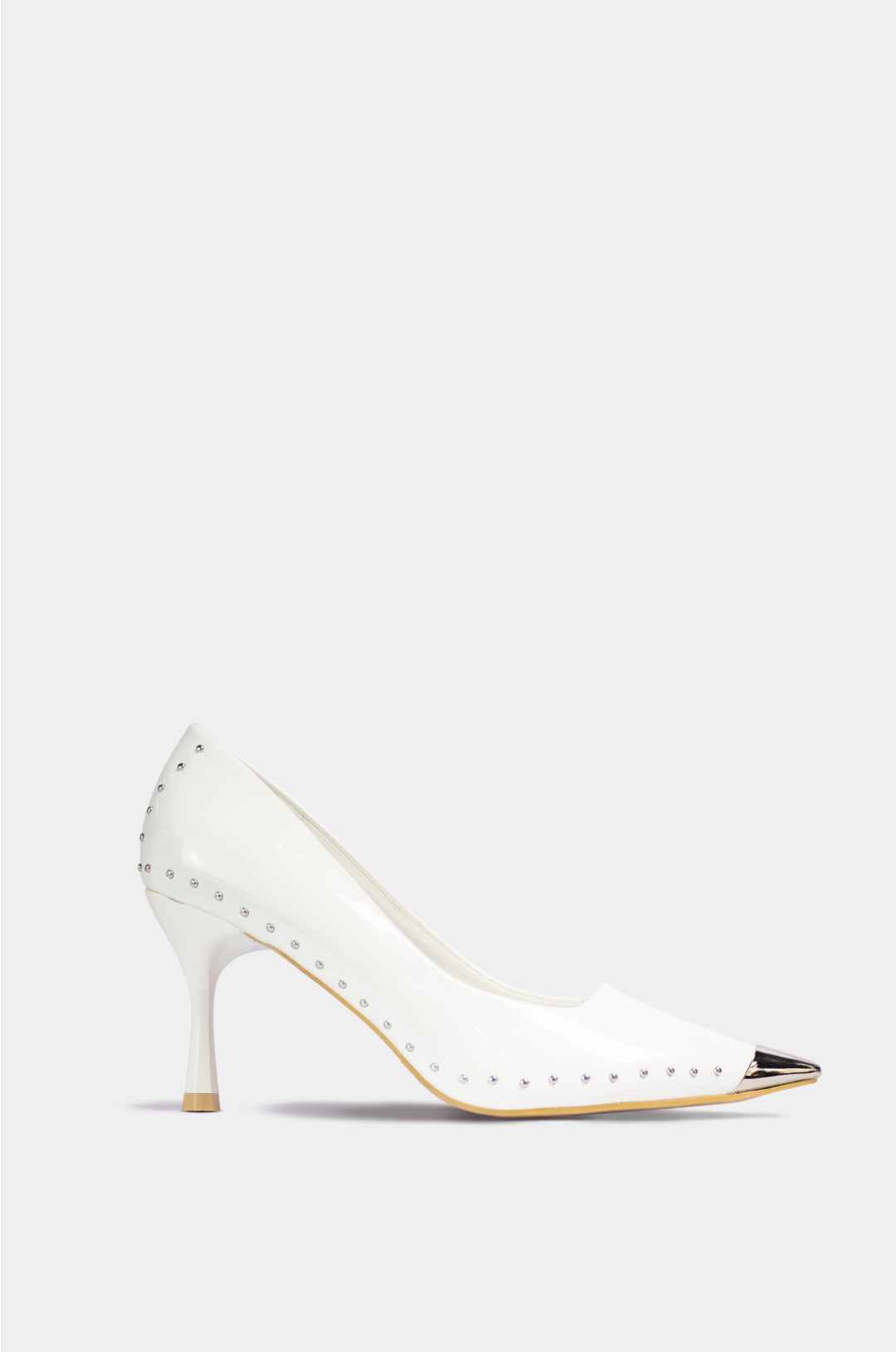 TACONES PARA MUJER VERTICAL BLANCO