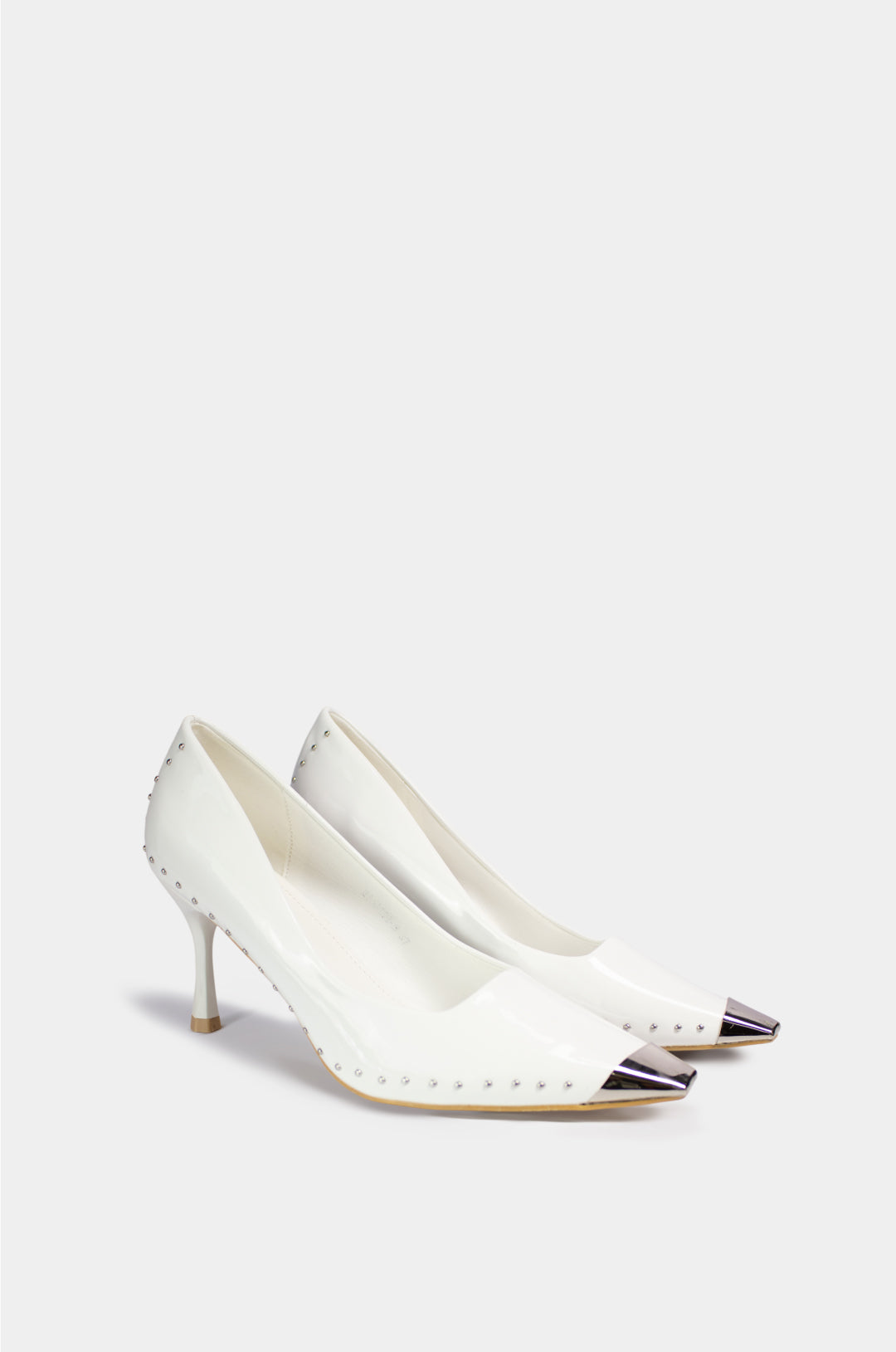 TACONES PARA MUJER VERTICAL BLANCO