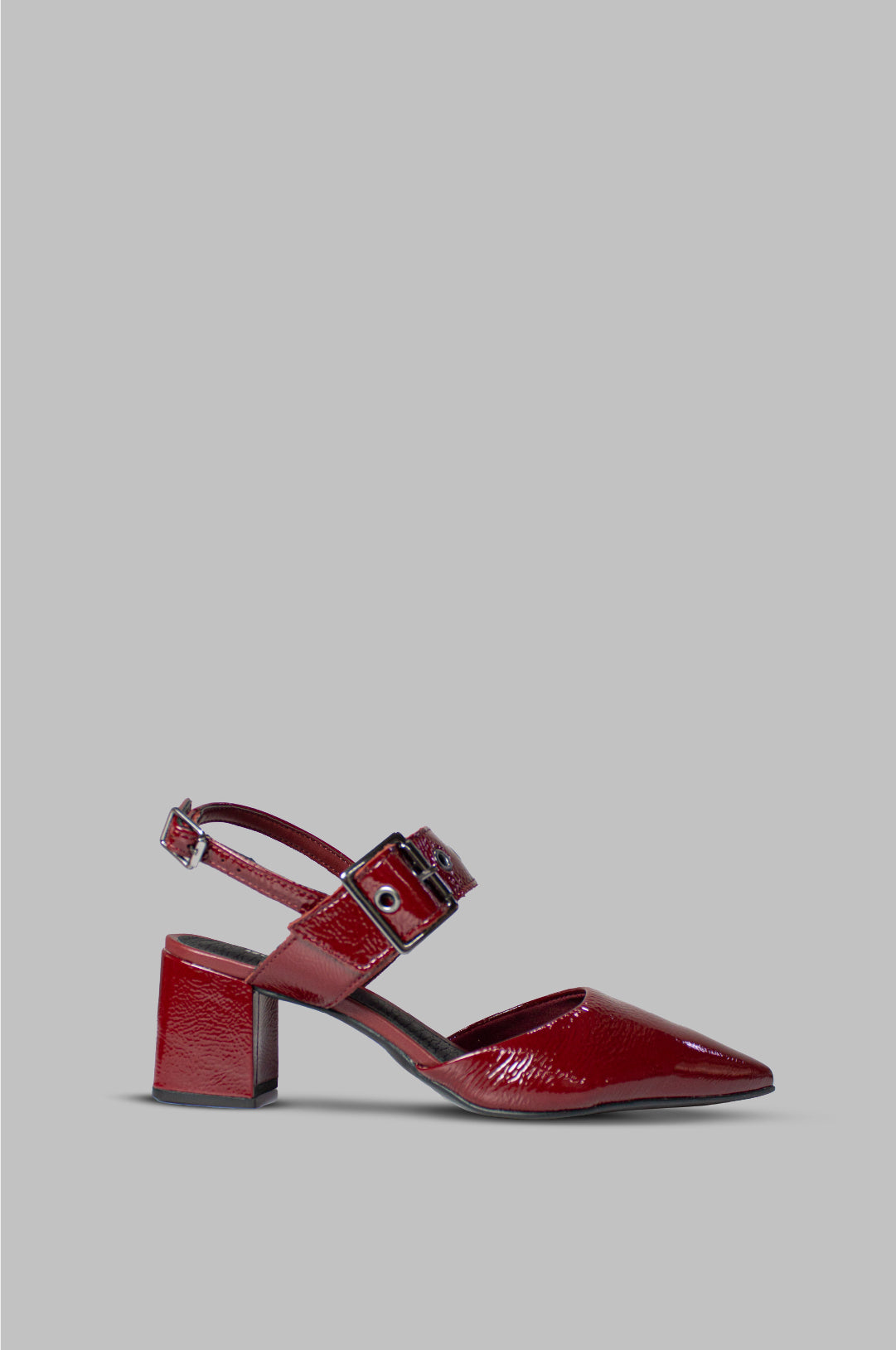 TACONES PARA MUJER REBECA CUERO VINOTINTO