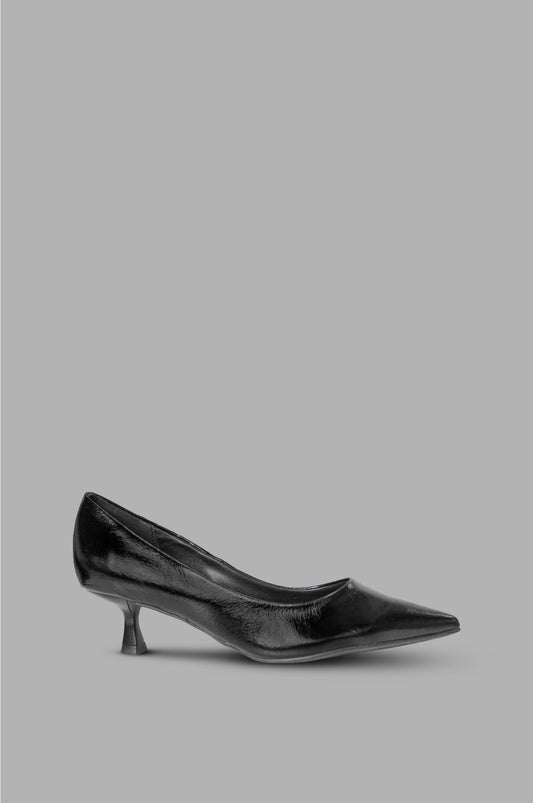 TACONES PARA MUJER ISADORA CUERO NEGRO