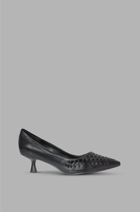 TACONES PARA MUJER CATARINA CUERO NEGRO