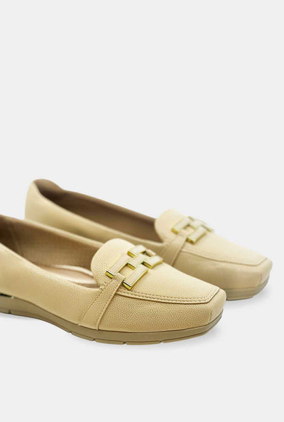 MOCASINES PARA MUJER LEONORA BEIGE