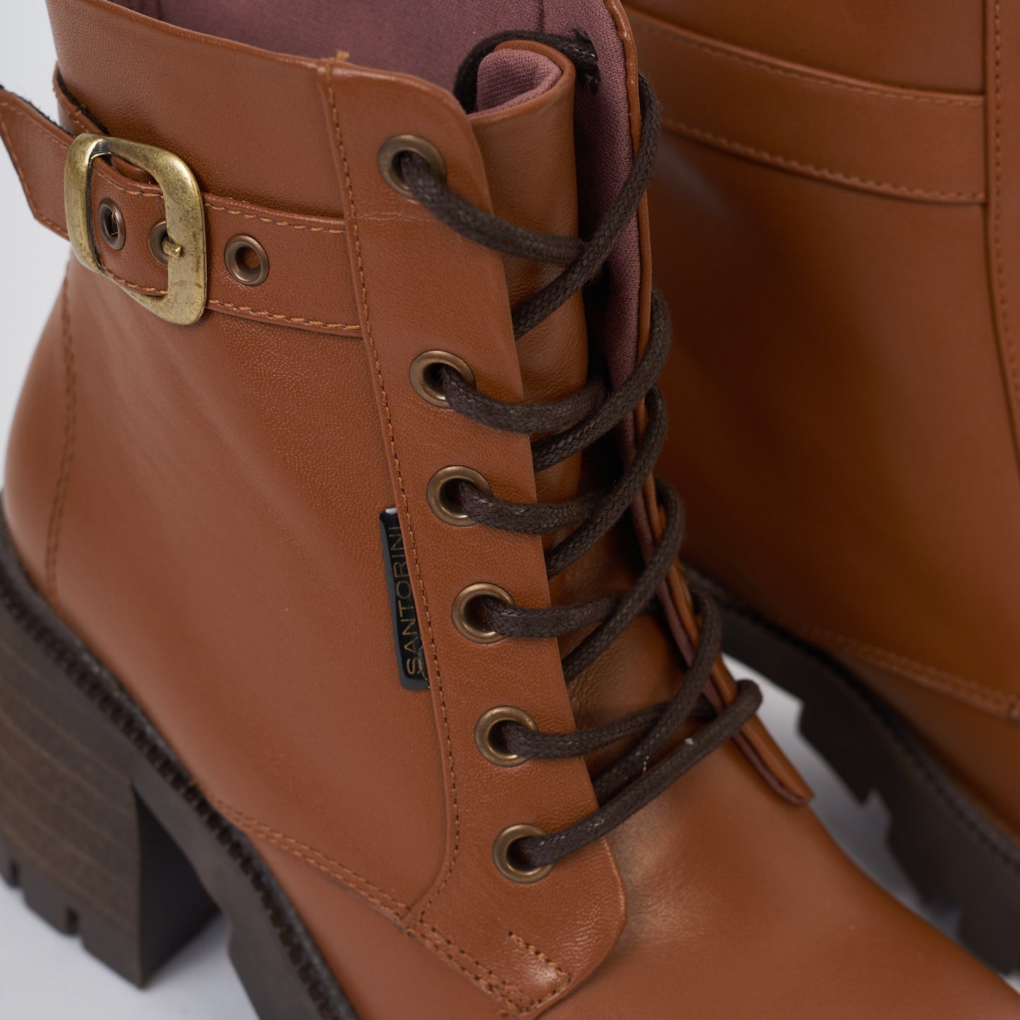 BOTINES PARA MUJER STAR CUERO MIEL