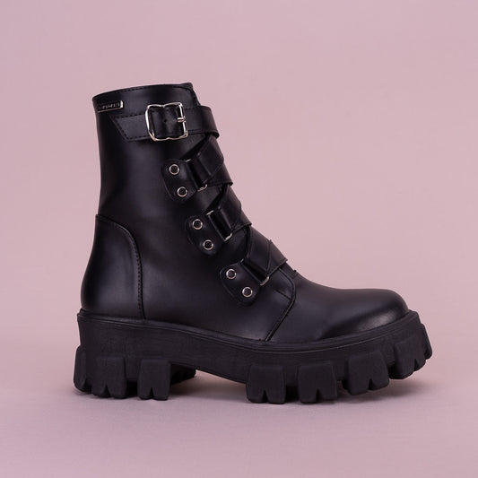BOTINES PARA MUJER ATENEA NEGRO