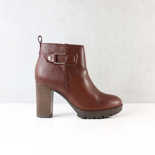 BOTINES PARA MUJER POPSTAR CUERO CAFE