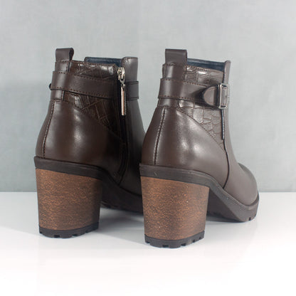 BOTINES PARA MUJER CUARZO CAFE