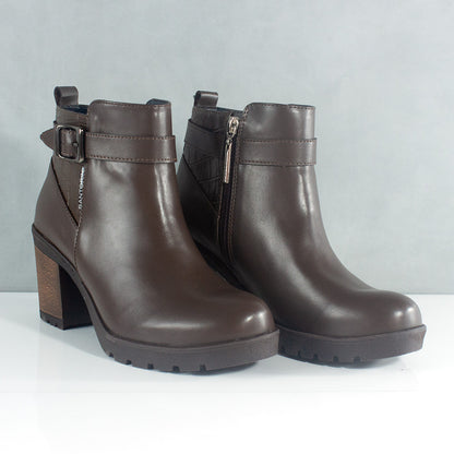 BOTINES PARA MUJER CUARZO CAFE
