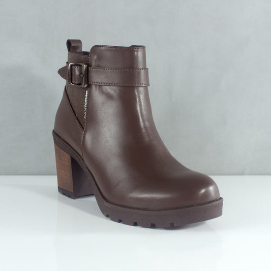 BOTINES PARA MUJER CUARZO CAFE