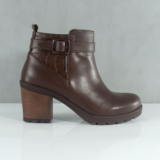 BOTINES PARA MUJER CUARZO CAFE