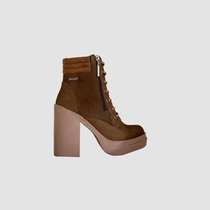 BOTINES PARA MUJER DENIS CUERO MIEL