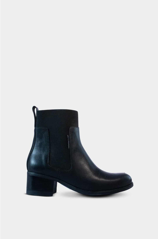 BOTINES PARA MUJER SORALI CUERO NEGRO