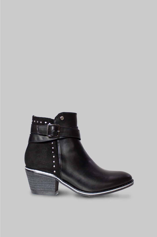 BOTINES PARA MUJER ESTELAR NEGRO