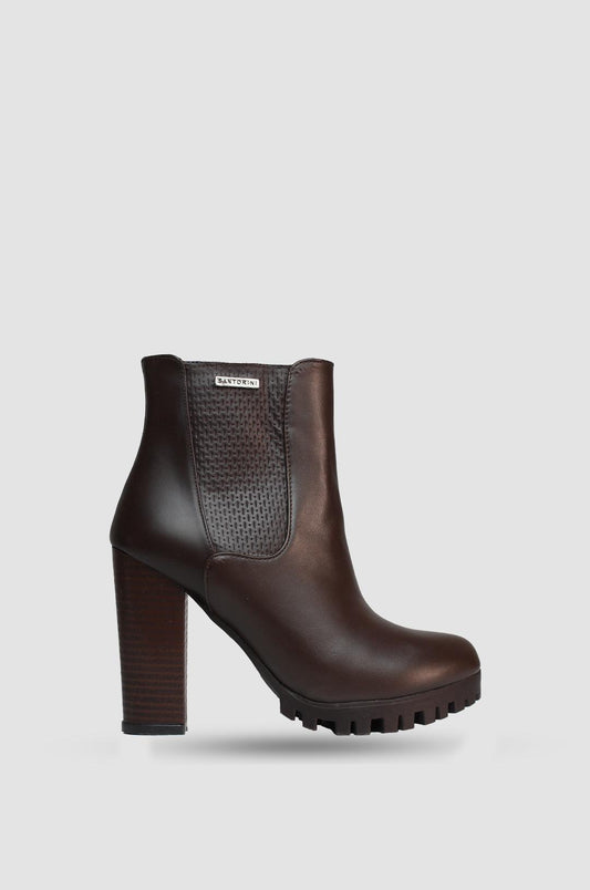 BOTINES PARA MUJER GELEN CAFE