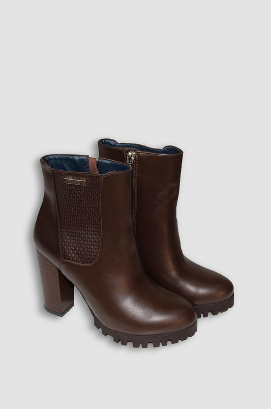 BOTINES PARA MUJER GELEN CAFE