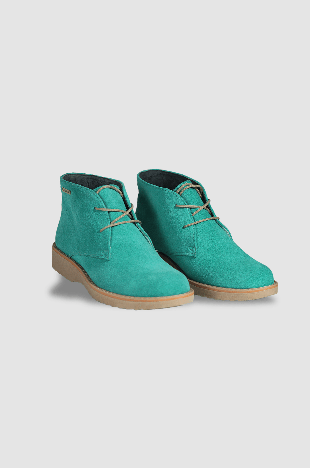 BOTINES PARA MUJER FRANCESA CUERO MENTA