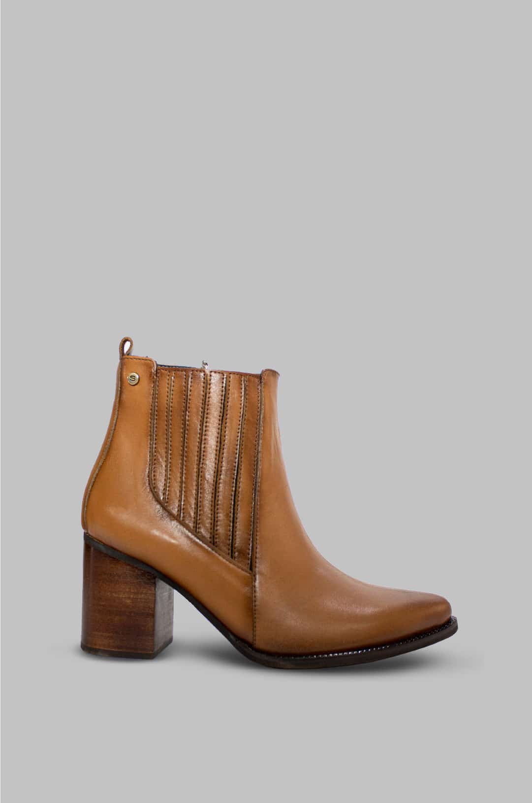 BOTINES PARA MUJER ARTENISA CUERO MIEL