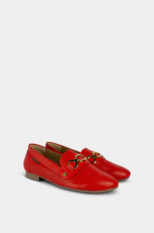 BALETAS PARA MUJER TERNI CUERO CORAL