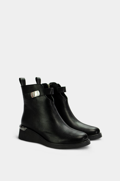 BOTINES PARA MUJER TERRENAL NEGRO