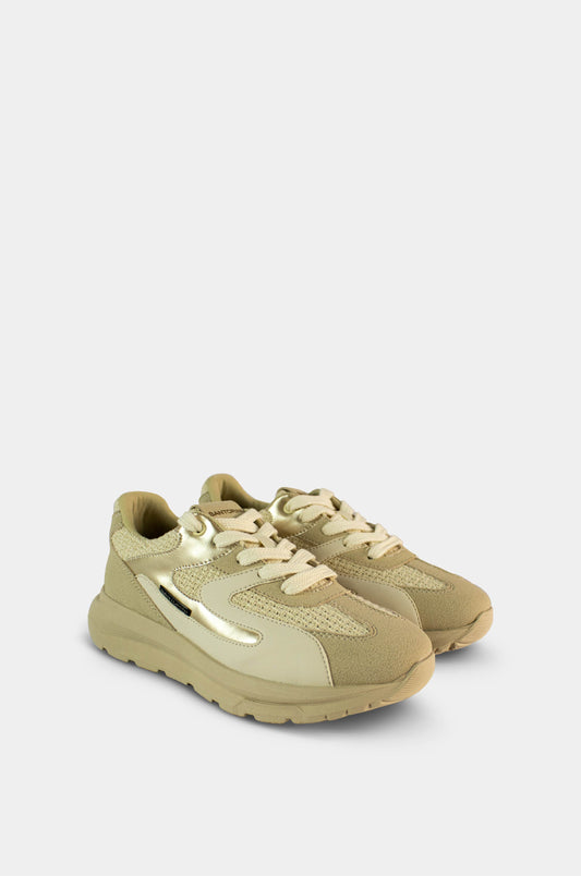 TENIS PARA MUJER MOKA DORADO