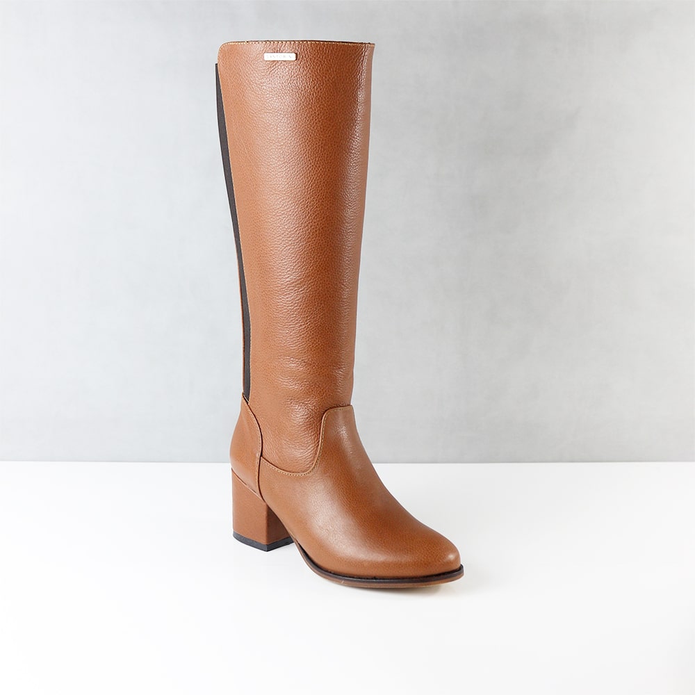 BOTAS PARA MUJER USELIA CUERO MIEL