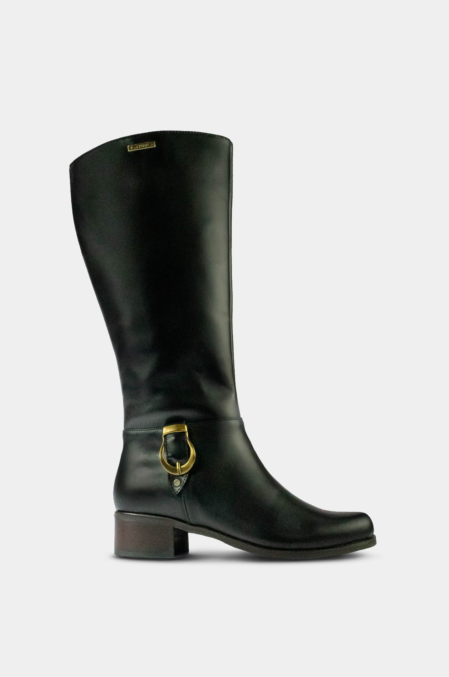 BOTAS PARA MUJER ZAIRA CUERO NEGRO