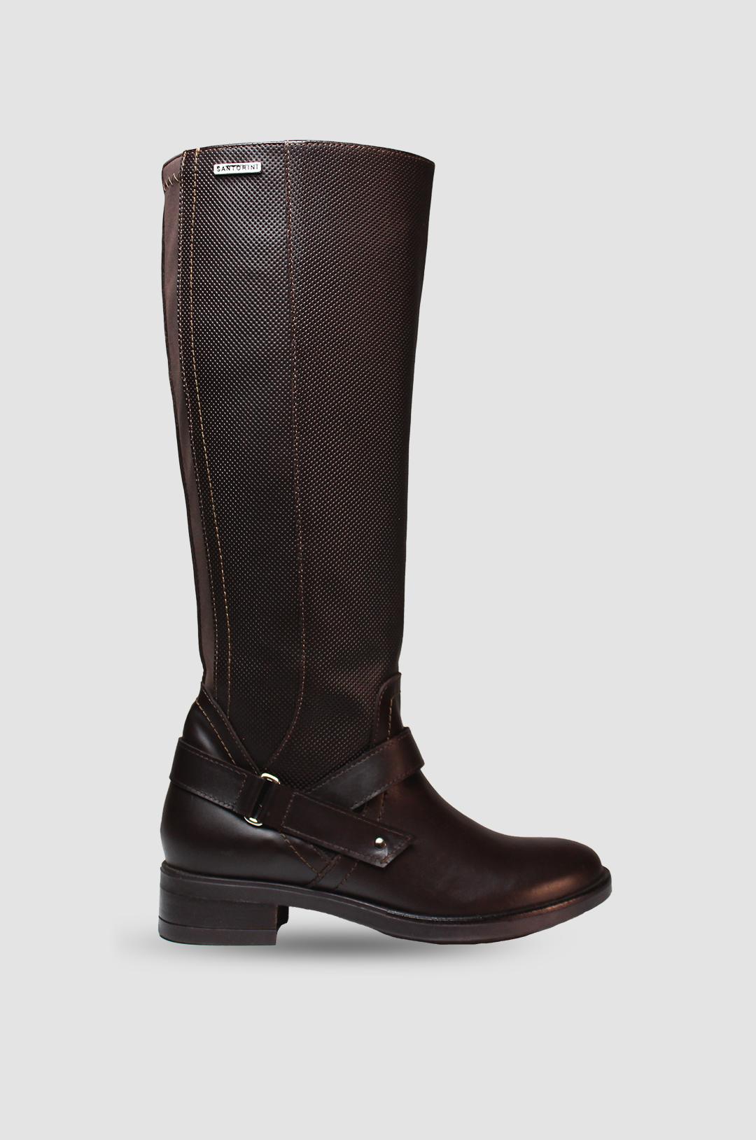 BOTAS PARA MUJER SIGAL CUERO CAFE