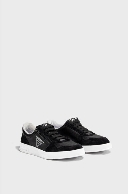 TENIS PARA MUJER NAIRA CUERO NEGRO
