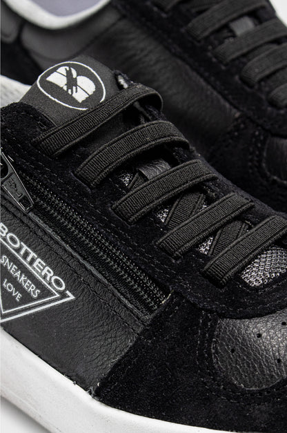 TENIS PARA MUJER NAIRA CUERO NEGRO
