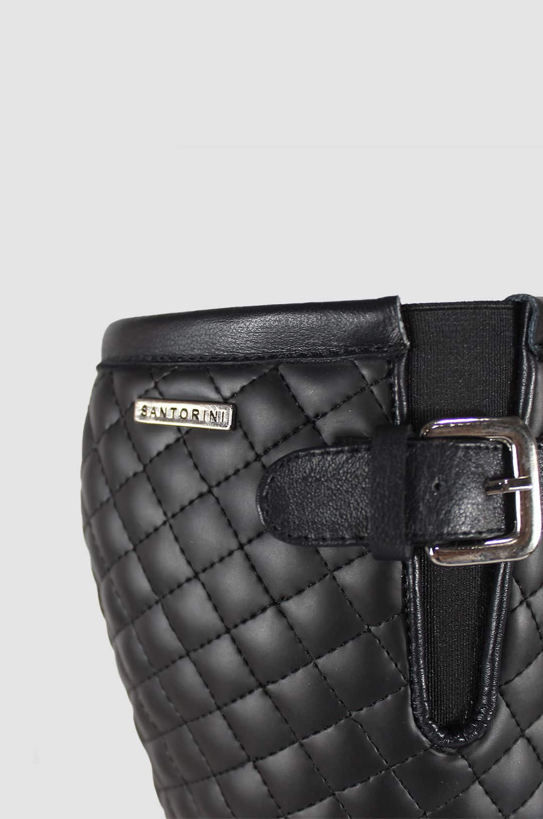 BOTAS PARA MUJER EVALUNA CUERO NEGRO