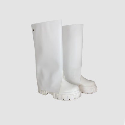 BOTAS PARA MUJER SOLDIER BLANCO
