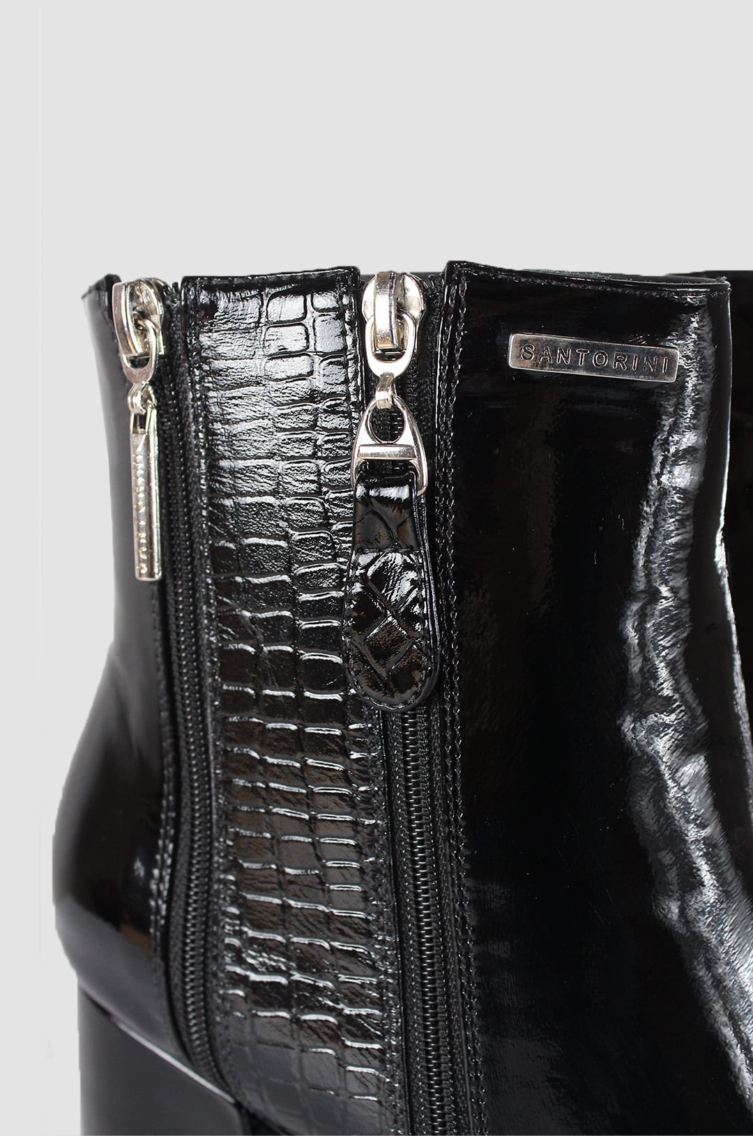 BOTINES PARA MUJER LARA CUERO NEGRO