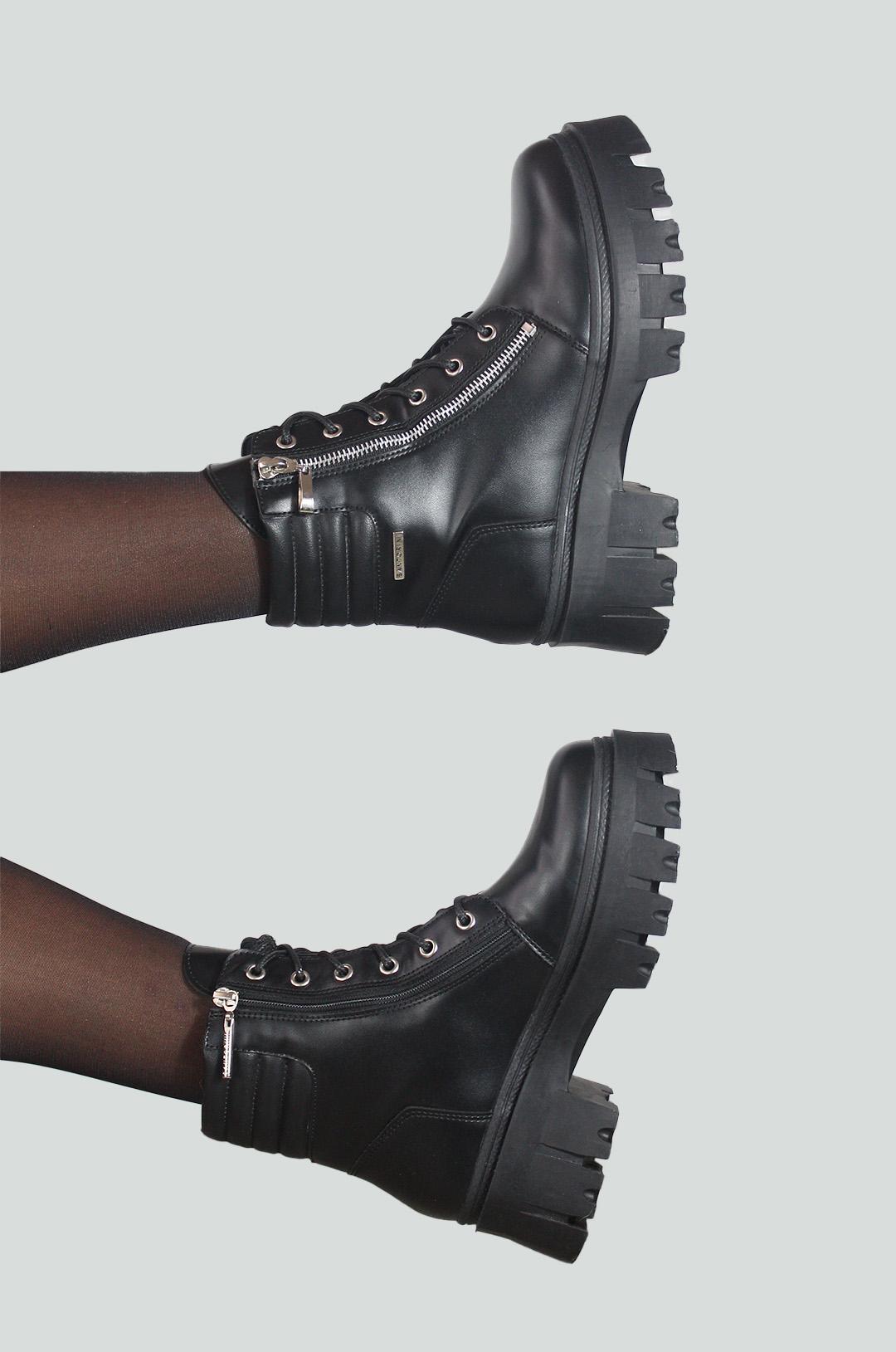 BOTINES PARA MUJER NOAH NEGRO