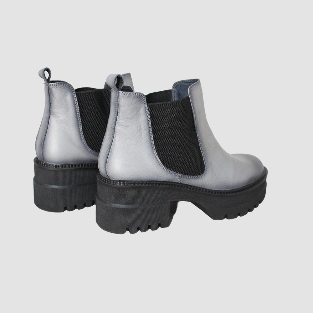 BOTINES PARA MUJER ARDA CUERO GRIS