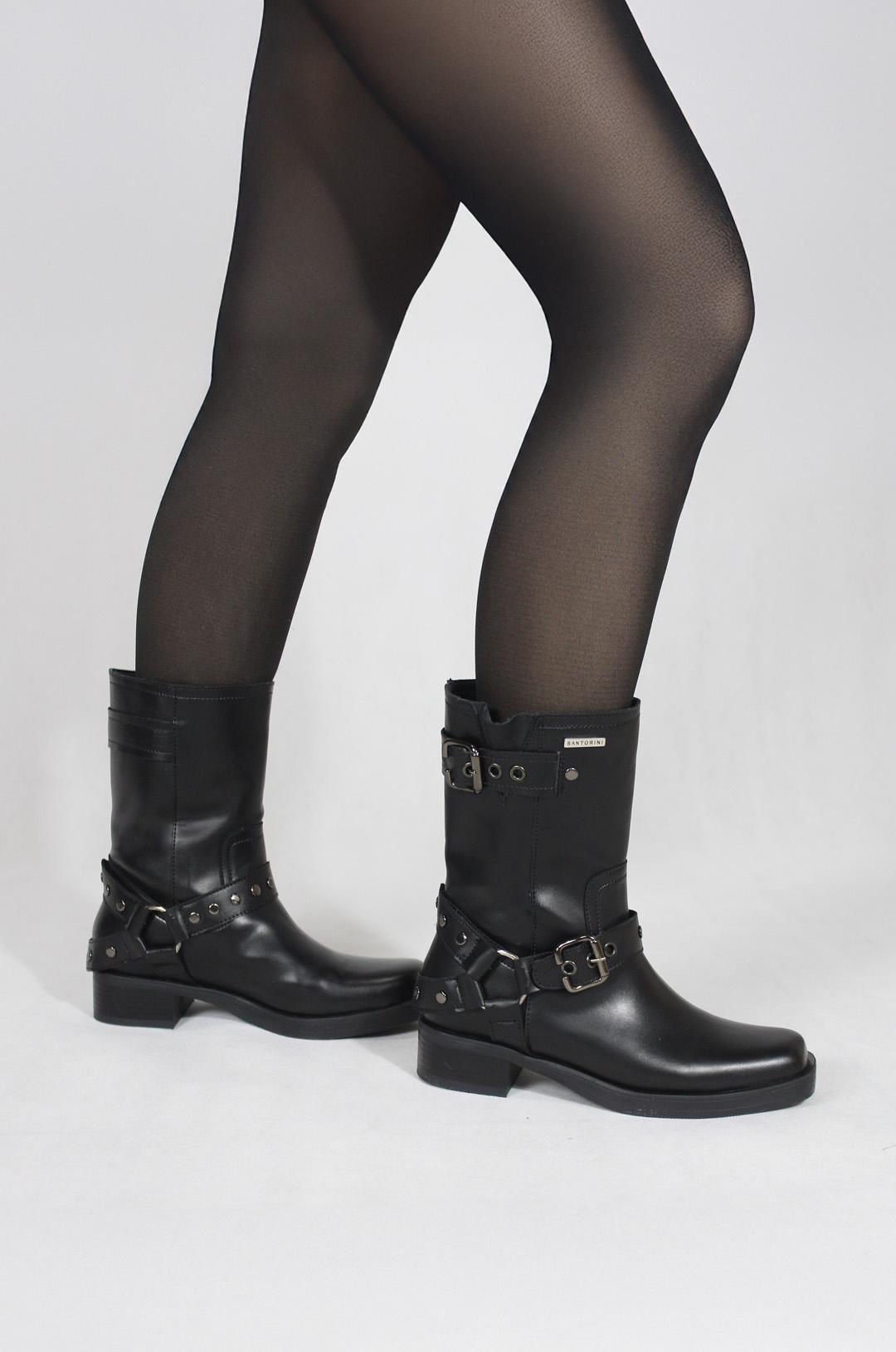 BOTAS PARA MUJER BARNIS NEGRO