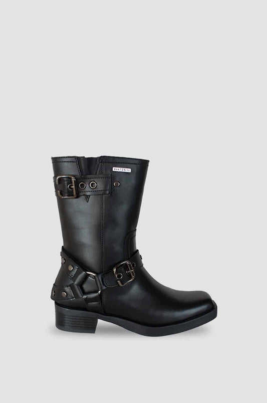 BOTAS PARA MUJER BARNIS NEGRO