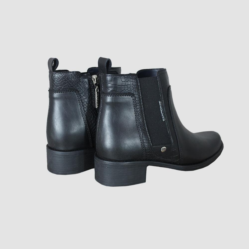 BOTINES PARA MUJER BOLONIA NEGRO